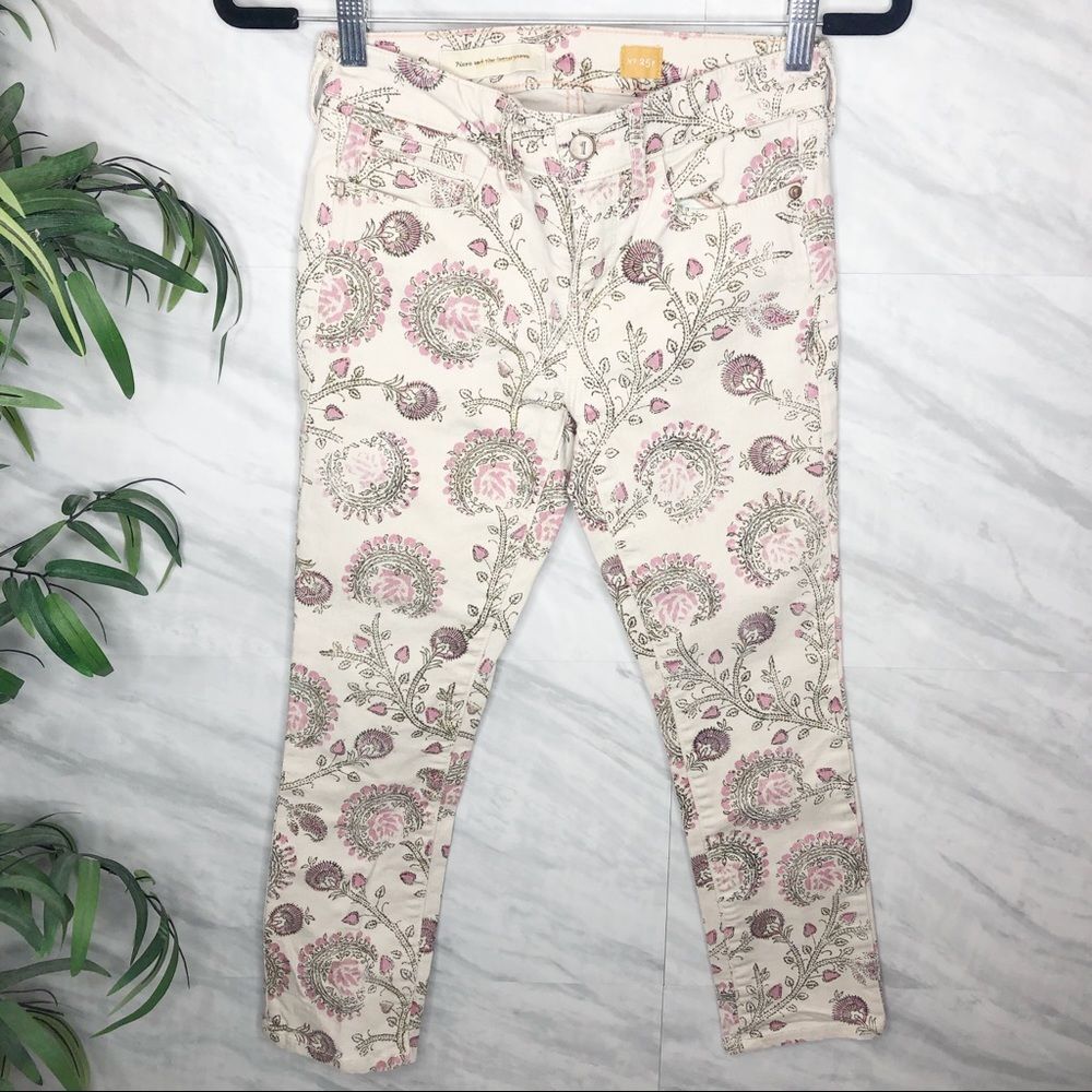 Anthropologie Pilcro Letterpress Petite Jeans 25